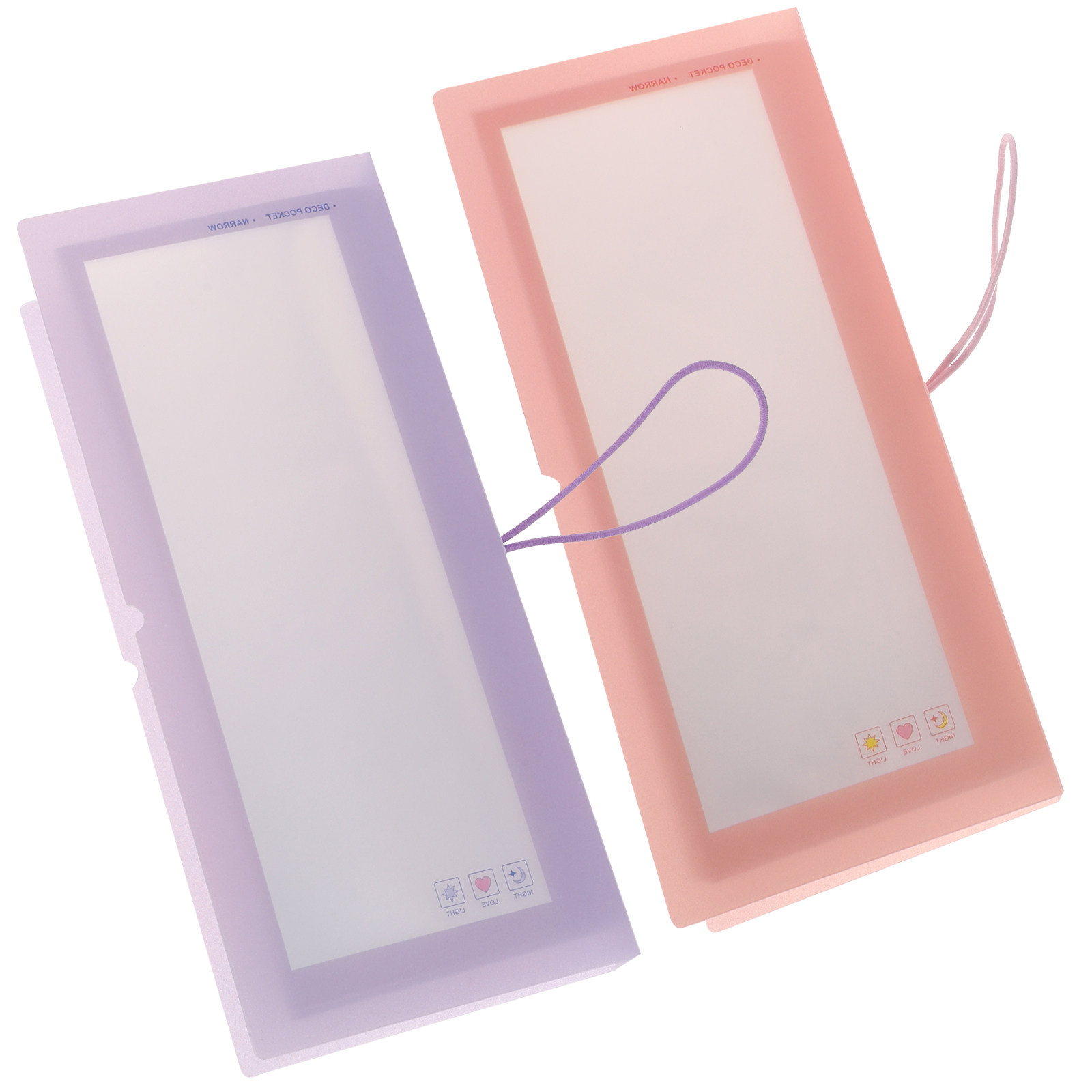 Stationery Books - 2 buah Album Penyimpanan Stiker Transparan,