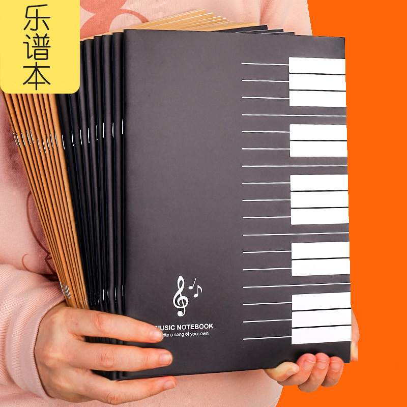Blank Sheet Music Notebook - 18 Lembar Buku Catatan Latihan Musik