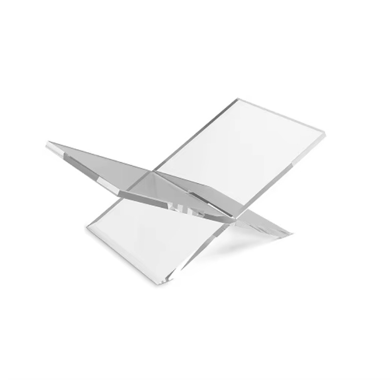 Clear Acrylic Book Stand Holder - Penyangga Buku Akrilik Transparan untuk Mempamerkan