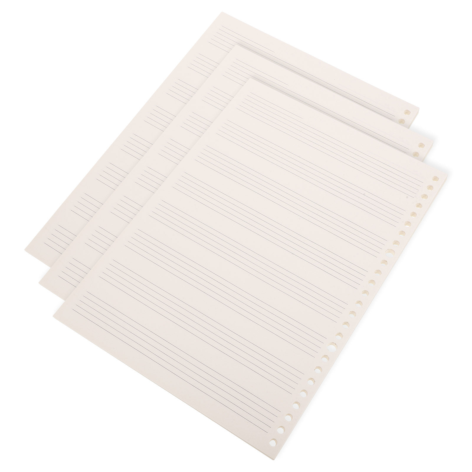 Blank Sheet Music Notebook - 3 buah buku catatan musik dengan
