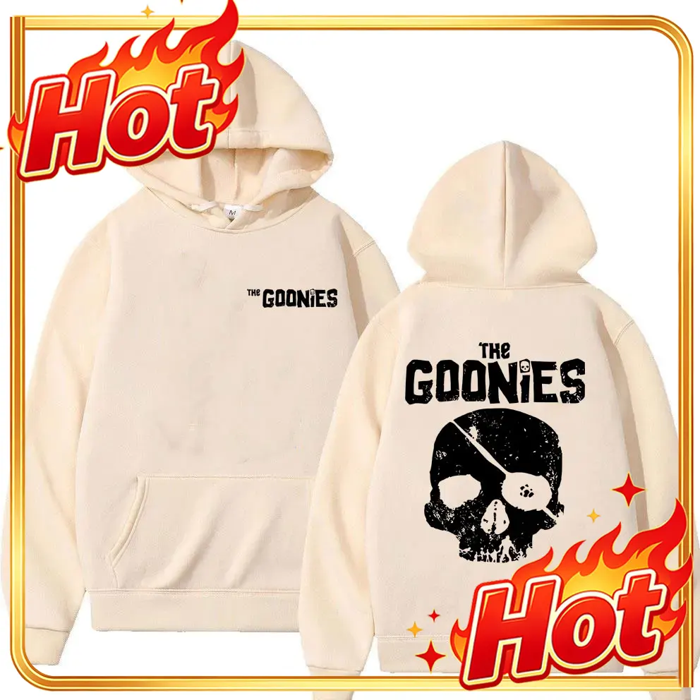 Movies - Hoodie dengan desain grafis tengkorak unisex,