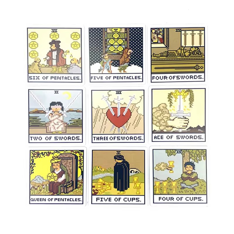 Kartu Tarot Fantasi 8 Bit, Ram - Tarot Deck With Guidebook ulasan dan harga