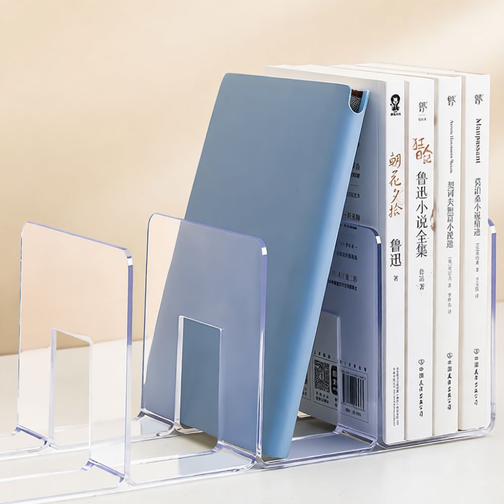 Rak Penyimpan Buku Akrilik Ben - Clear Acrylic Book Stand Holder ulasan dan harga