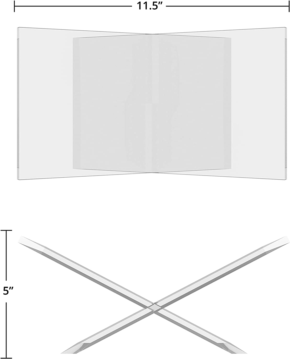 Penyangga Buku Akrilik Transpa - Clear Acrylic Book Stand Holder ulasan dan harga