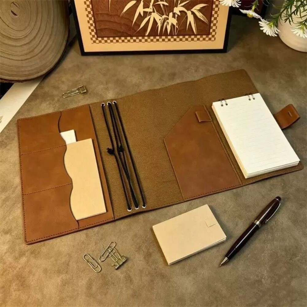 Penutup Buku Catatan Kulit Cra - Vintage Leather Journal Notebook ulasan dan harga