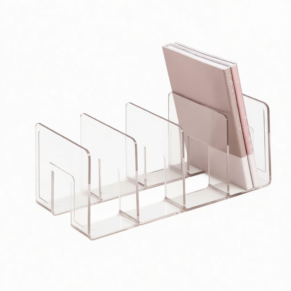 Rak Buku Akrilik, Organizer Me - Clear Acrylic Book Stand Holder ulasan dan harga