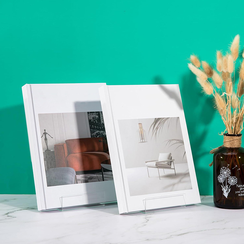 【M】Rak Akrilik untuk Menampilk - Clear Acrylic Book Stand Holder ulasan dan harga