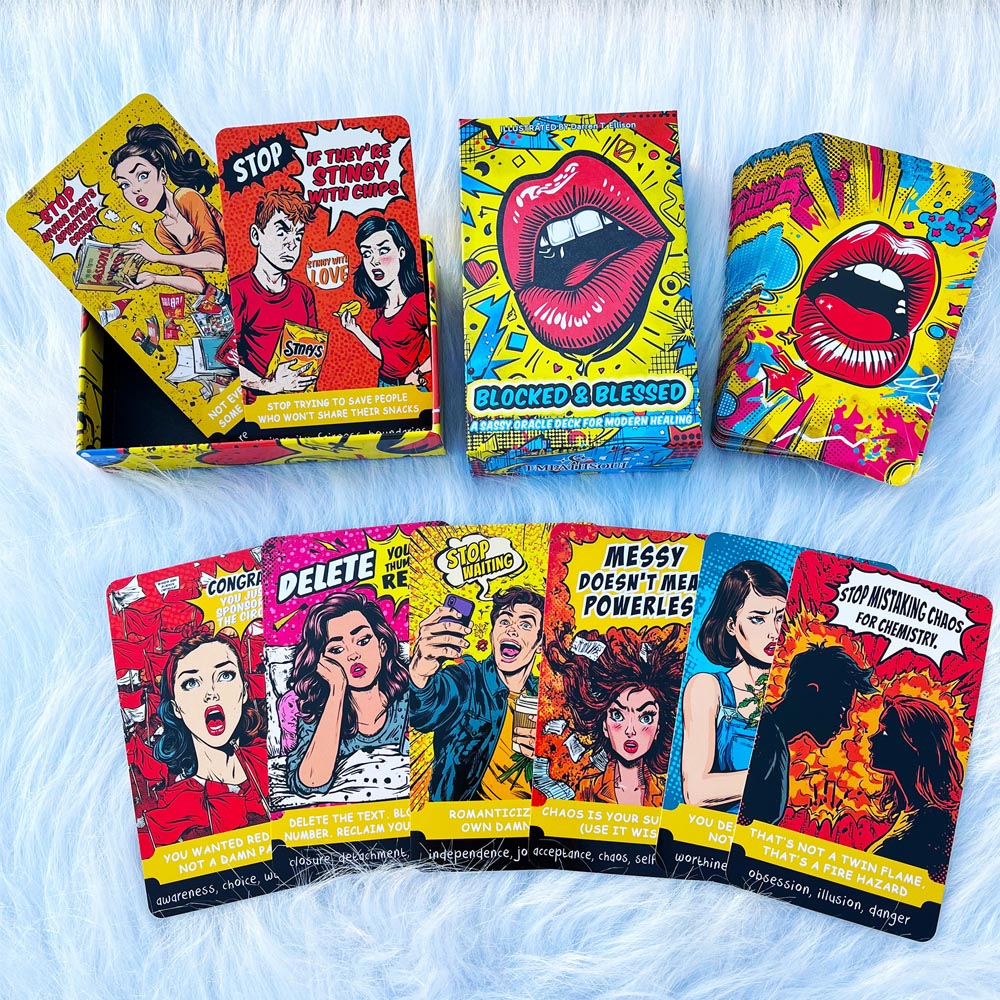 54 Kartu Deck, Ukuran 13x8cm,  - Tarot Deck With Guidebook ulasan dan harga