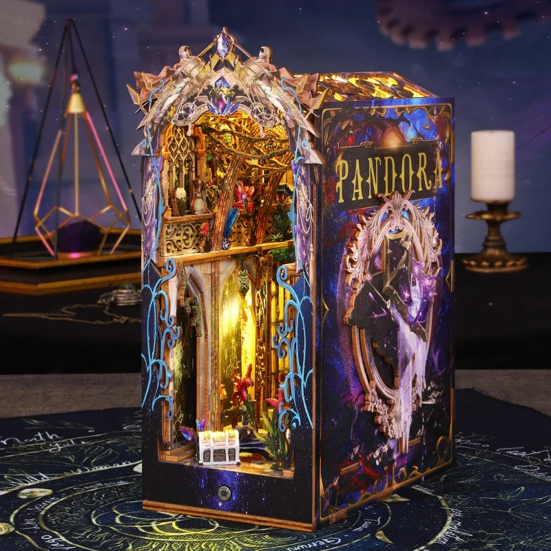 Kit Rak Buku DIY Pandora's Box - Diy Wooden Book Nook Kit Shelf Insert ulasan dan harga