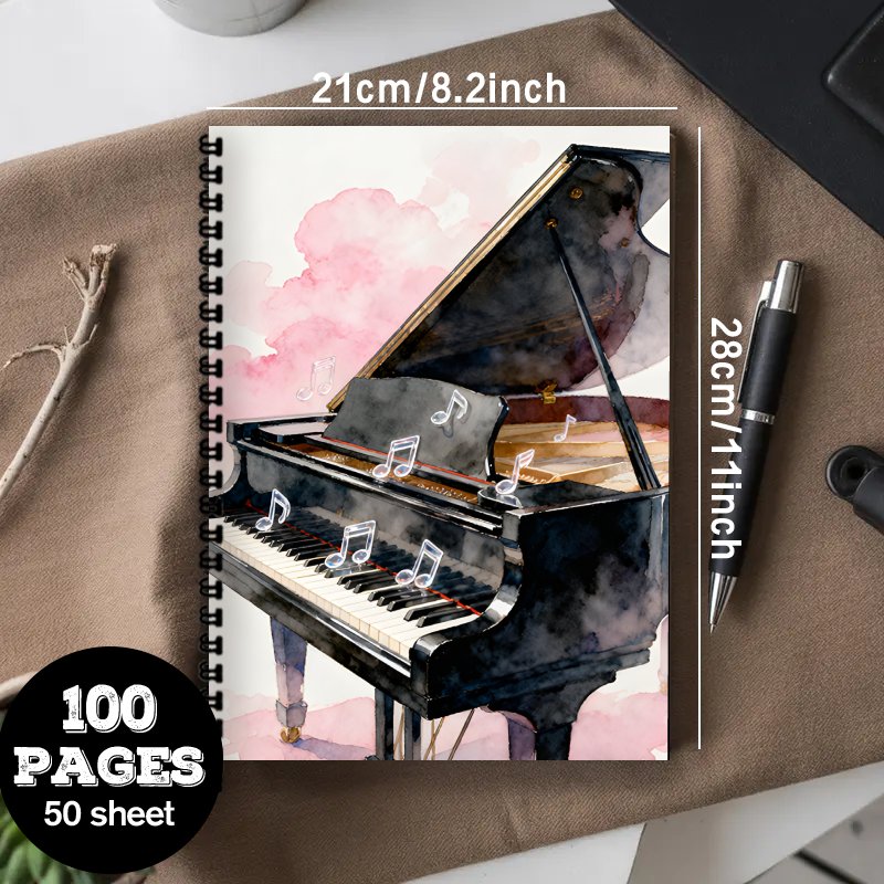 Ukuran A4, Buku Catatan Musik, - Blank Sheet Music Notebook ulasan dan harga