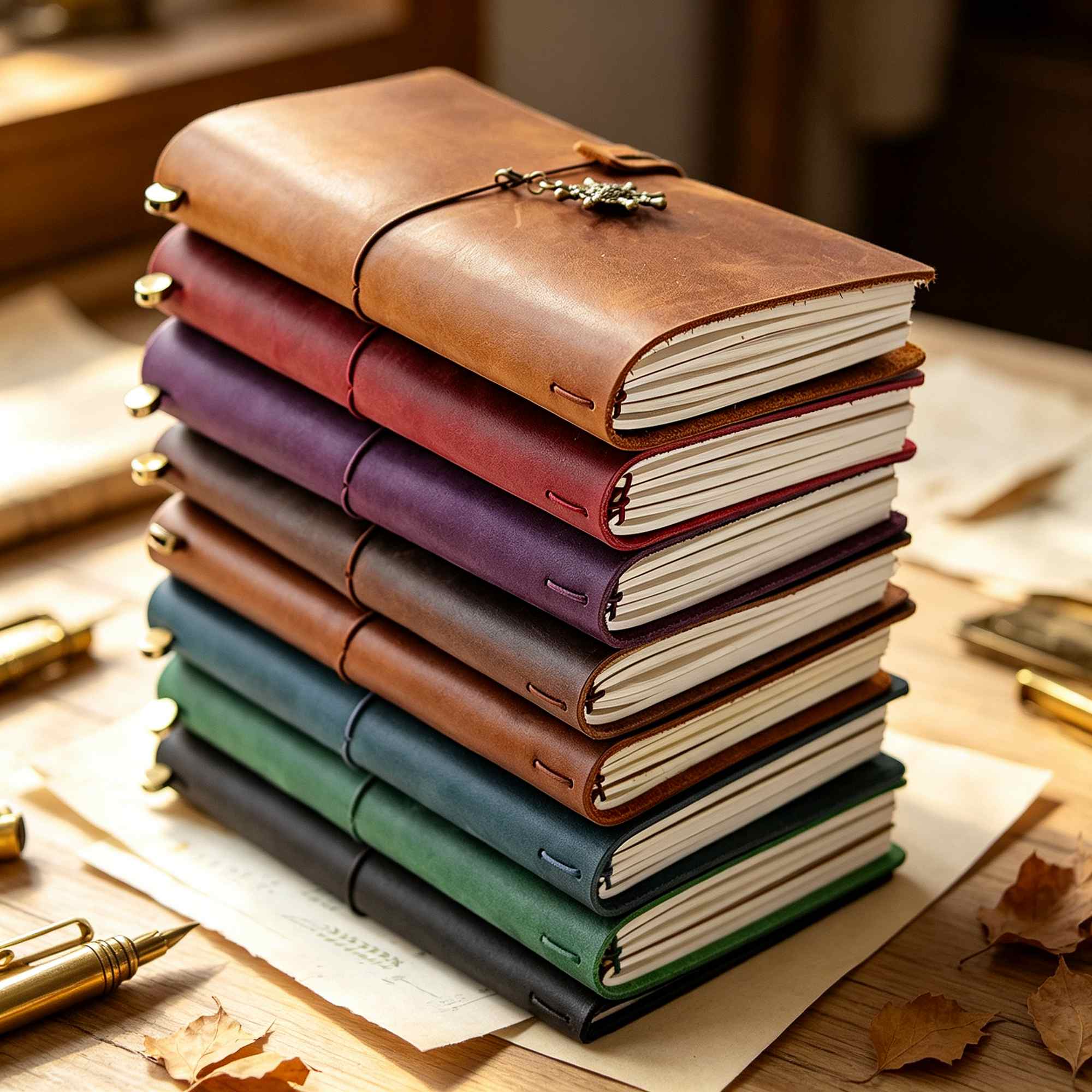 Buku Catatan Perjalanan Kulit  - Vintage Leather Journal Notebook ulasan dan harga